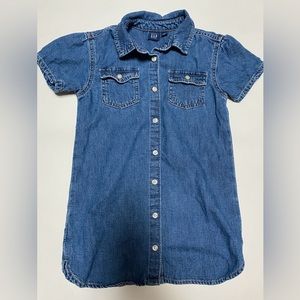 GAP Denim Shirt Dress - Girl Size 4